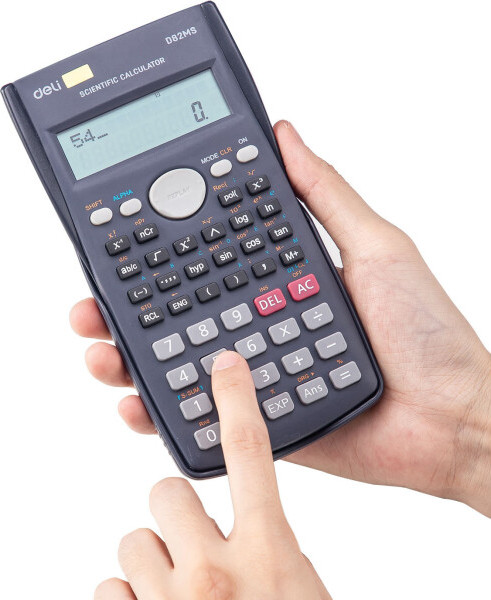 Изображение товара Калькулятор Deli ED82MS (темно-синий)