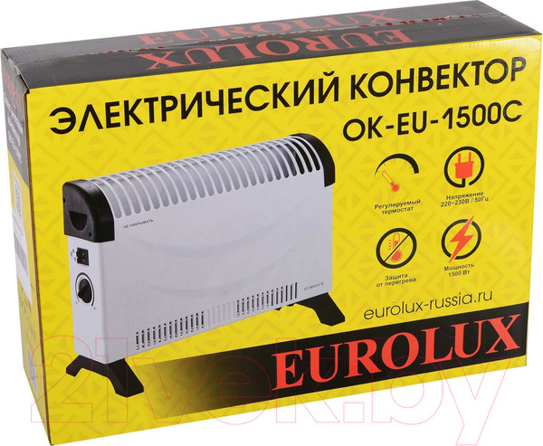 Изображение товара Конвектор EUROLUX OK-EU-1500C (67/4/29)