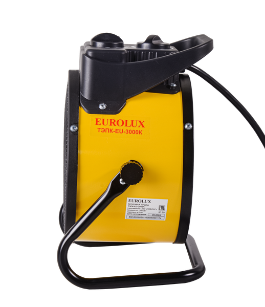 Изображение товара Тепловая пушка электрическая EUROLUX ТЭПК-EU-3000K (67/1/37)