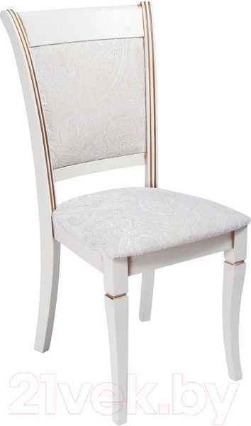 Изображение товара Стул ТехКомПро СМ 20 / 121126 (бук/тон 1 с золотой патиной/ткань 148)