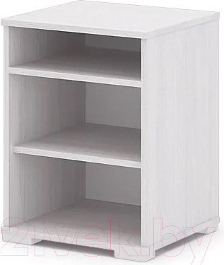 Изображение товара Прикроватная тумба Стендмебель Сальма ТБ-021 (белый глянец/ясень анкор)