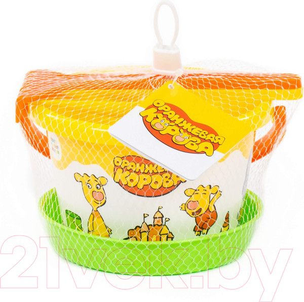 Изображение товара Набор игрушек для песочницы Полесье Оранжевая корова №3 / 83173