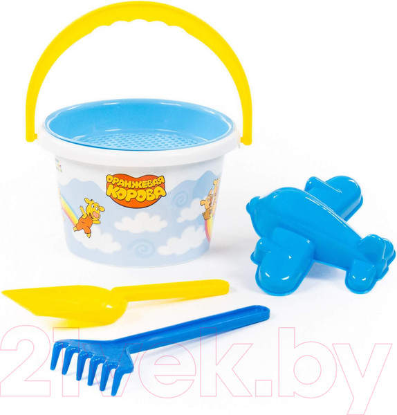 Изображение товара Набор игрушек для песочницы Полесье Оранжевая корова №3 / 83173