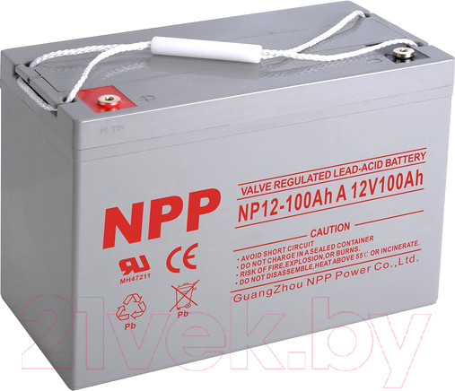 Изображение товара Аккумуляторная батарея NPP NP12 100Ah 12V