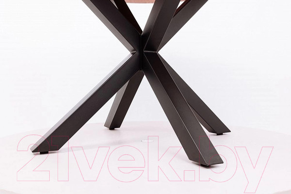 Изображение товара Обеденный стол AksHome Dolce (дуб античный/черный)