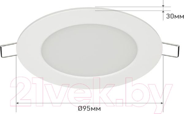 Изображение товара Точечный светильник INhome RLP-VC 6Вт / 4690612023342