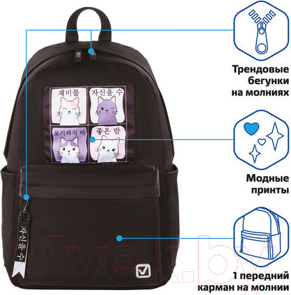 Изображение товара Рюкзак Brauberg Friendly cats / 229965