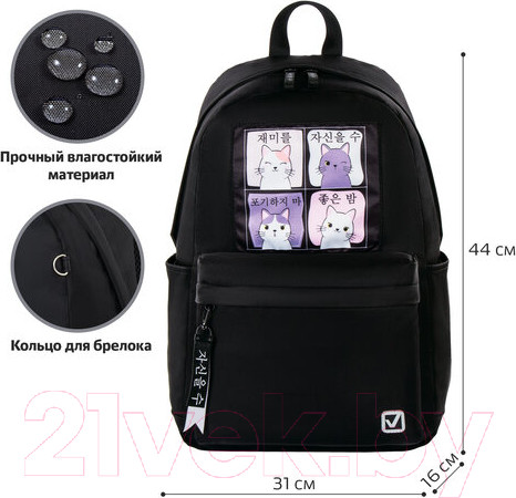 Изображение товара Рюкзак Brauberg Friendly cats / 229965