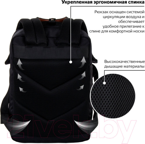 Изображение товара Рюкзак Brauberg Молодежный / 270089 (черный)
