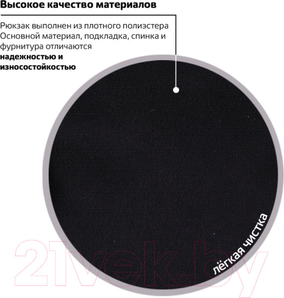 Изображение товара Рюкзак Brauberg Молодежный / 270089 (черный)