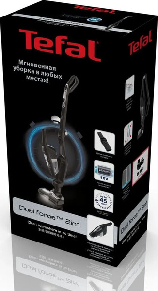 Изображение товара Вертикальный пылесос Tefal TY6735WH