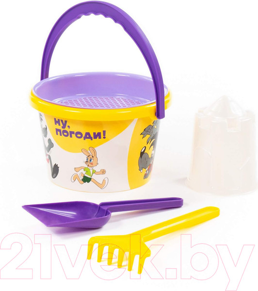 Изображение товара Набор игрушек для песочницы Полесье Ну, погоди! №4 / 83241
