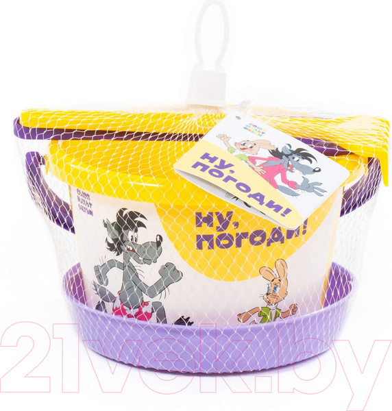 Изображение товара Набор игрушек для песочницы Полесье Ну, погоди! №4 / 83241