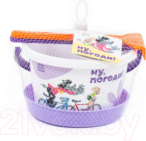 Изображение товара Набор игрушек для песочницы Полесье Ну, погоди! №4 / 83241