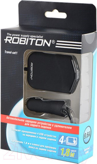 Изображение товара Зарядное устройство для аккумуляторов Robiton Travel-Set1 BL1 / БЛ14623