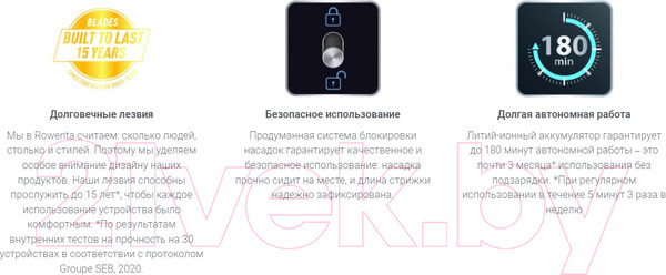 Изображение товара Триммер Rowenta TN3841F4