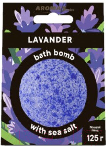 Изображение товара Бомбочка для ванны Aroma Saules Лаванда (125г)