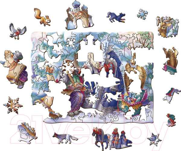 Изображение товара Пазл Нескучные игры Страна Сказок Морозко/ 8378