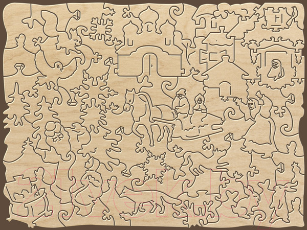 Изображение товара Пазл Нескучные игры Страна Сказок Морозко/ 8378