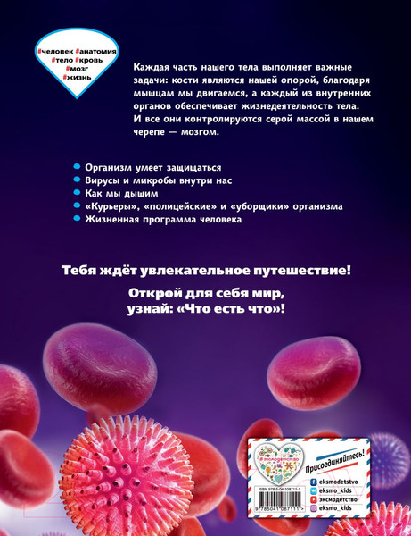 Изображение товара Энциклопедия Эксмо Человек. Взгляд внутрь (Рахлей С.)