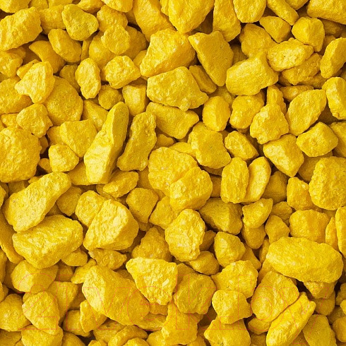 Изображение товара Щебень декоративный РуБелЭко Мраморный 5-10мм (20кг, желтый)