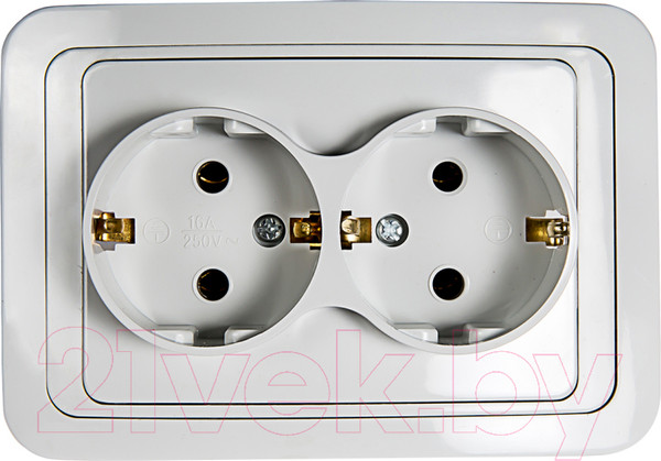 Изображение товара Розетка INhome Classico 2128 / 4680005959921 (белый)