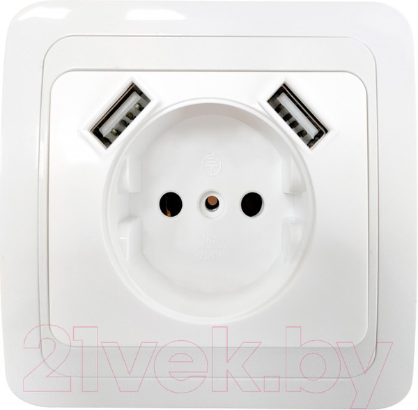 Изображение товара Розетка INhome Classico 2147 / 4690612035260 (белый)