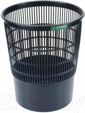 Изображение товара Корзина для бумаг Стамм КР01 (черный)