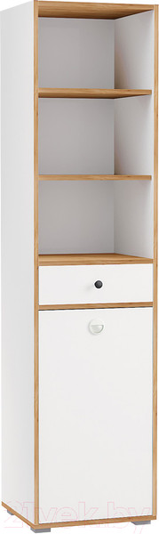 Изображение товара Стеллаж Mobi Вуди 13.146 (белый премиум/дуб золотой Craft)