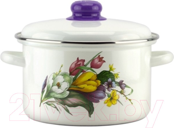 Изображение товара Набор кастрюль Эмаль Крокусы 2-3127/4М