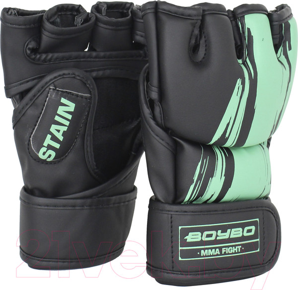 Изображение товара Перчатки для рукопашного боя BoyBo Stain (S, голубой)