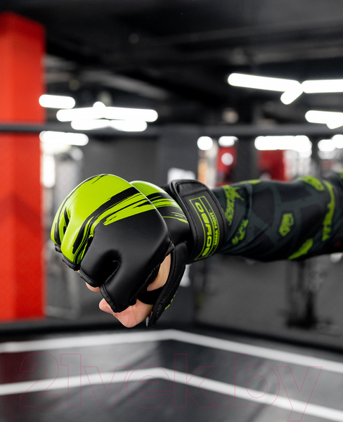 Изображение товара Перчатки для рукопашного боя BoyBo Stain (XL, зеленый)