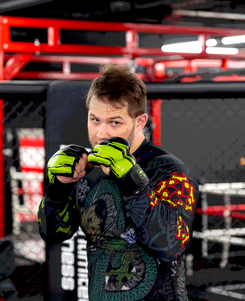 Изображение товара Перчатки для рукопашного боя BoyBo Stain (XL, зеленый)