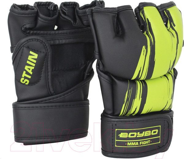 Изображение товара Перчатки для рукопашного боя BoyBo Stain (XL, зеленый)