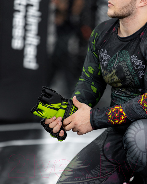 Изображение товара Перчатки для рукопашного боя BoyBo Stain (XS, зеленый)