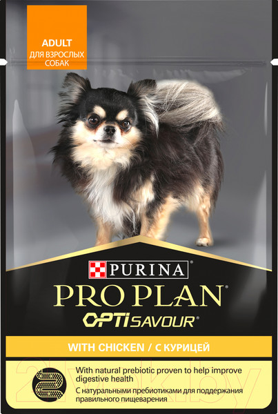 Изображение товара Влажный корм для собак Pro Plan Adult с курицей (85г)