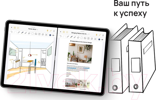 Изображение товара Планшет Huawei MatePad 11 2023 8GB/128GB Wi-Fi с клавиатурой DBR-W09 / 53013VMC (графит)