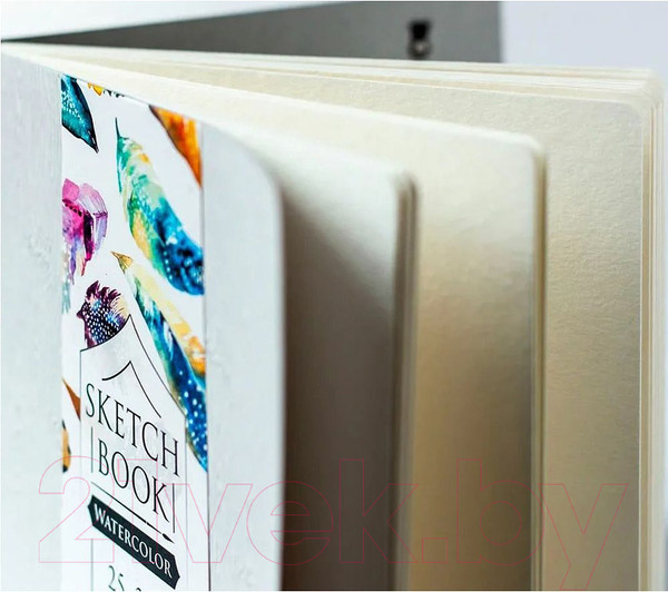 Изображение товара Скетчбук Малевичъ Grey Wood / 401449 (25л, серый)