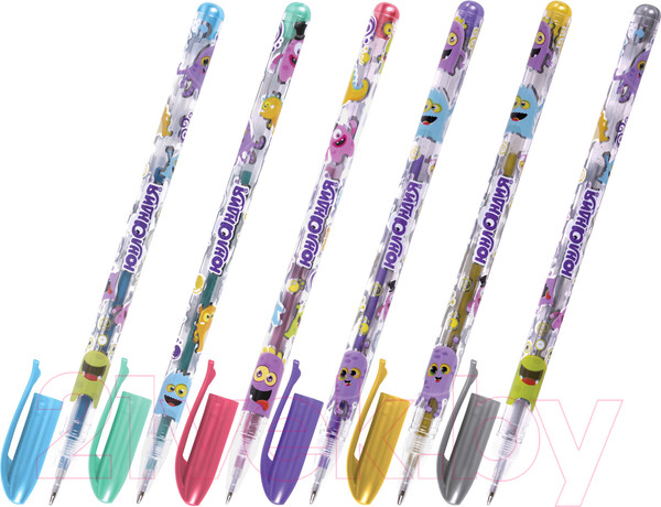 Изображение товара Набор гелевых ручек Юнландия Металлик / 142801 (6шт)