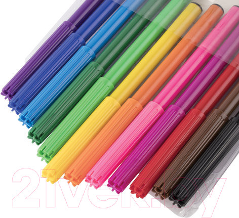 Изображение товара Фломастеры Юнландия Уроки рисования / 151416 (12шт)