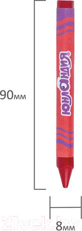 Изображение товара Восковые мелки Юнландия Юнландик и мудрый лис / 227291 (24шт)