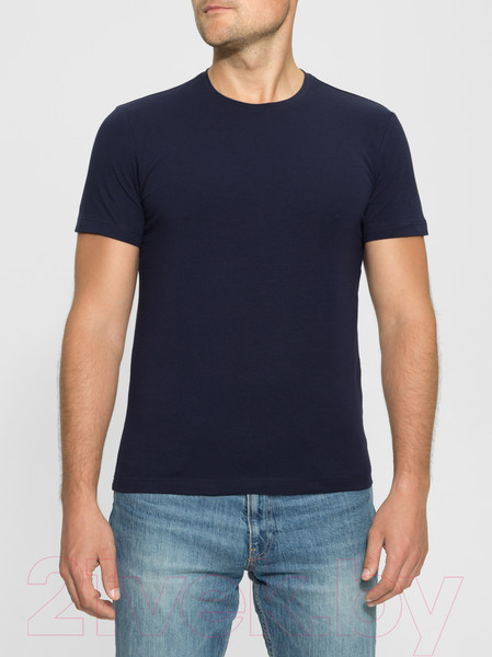 Изображение товара Футболка Alfa Man 6600 (р-р 170-176/100, темно-синий)