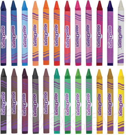 Изображение товара Восковые мелки Юнландия Юнландик и мудрый лис / 227291 (24шт)