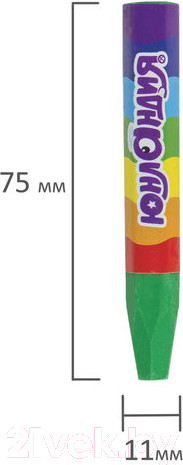 Изображение товара Восковые мелки Юнландия Юнландик и индийский слон / 227297 (12шт)