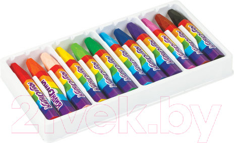 Изображение товара Восковые мелки Юнландия Юнландик и индийский слон / 227297 (12шт)