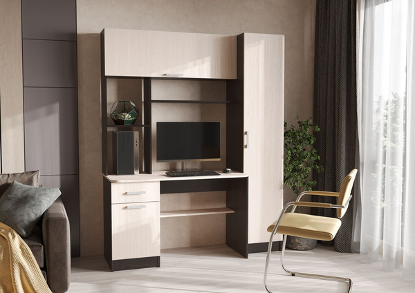 Изображение товара Компьютерный стол Стендмебель №7 (дуб белфорт/венге)