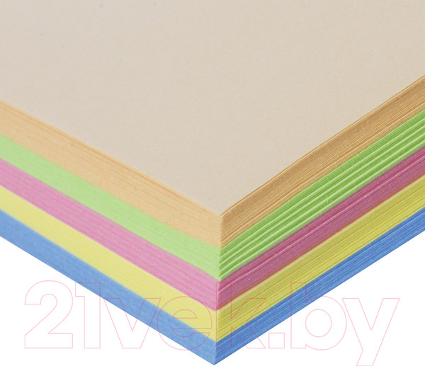 Изображение товара Набор цветной бумаги Staff Profit / 110891 (100л)