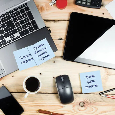 Изображение товара Блок для записей Staff 129362 (голубой)