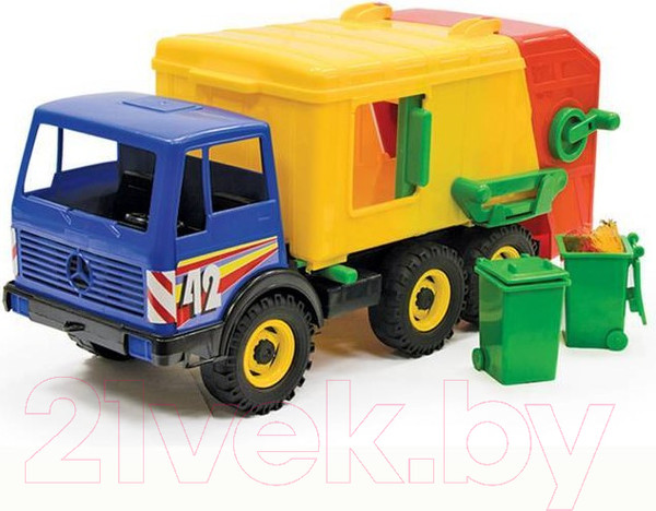 Изображение товара Мусоровоз игрушечный Лена 08812