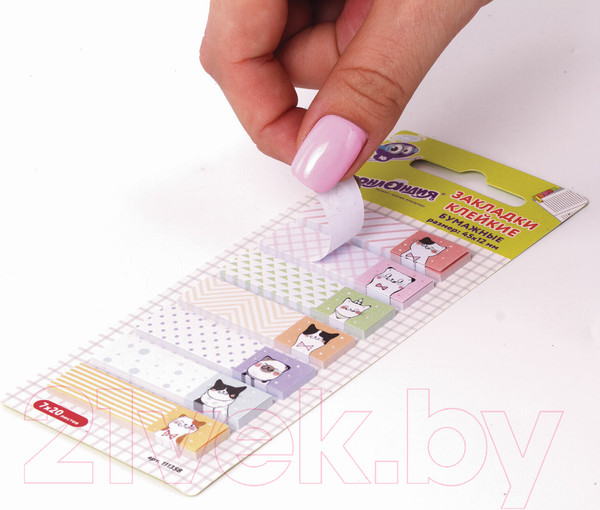 Изображение товара Стикеры канцелярские Юнландия Котики / 111358